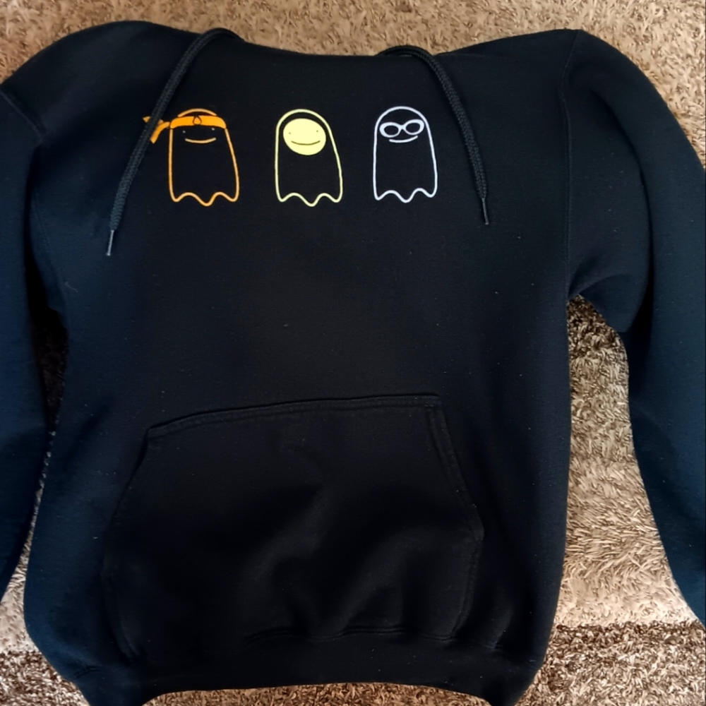 Dream Team Black Ghost Halloween Hoodie 2021 Small Used